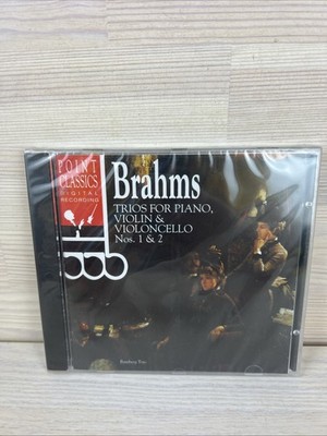 Brahms Trios for Piano Violin & Violoncello Nos. 1 & 2 CD Brand New Sealed