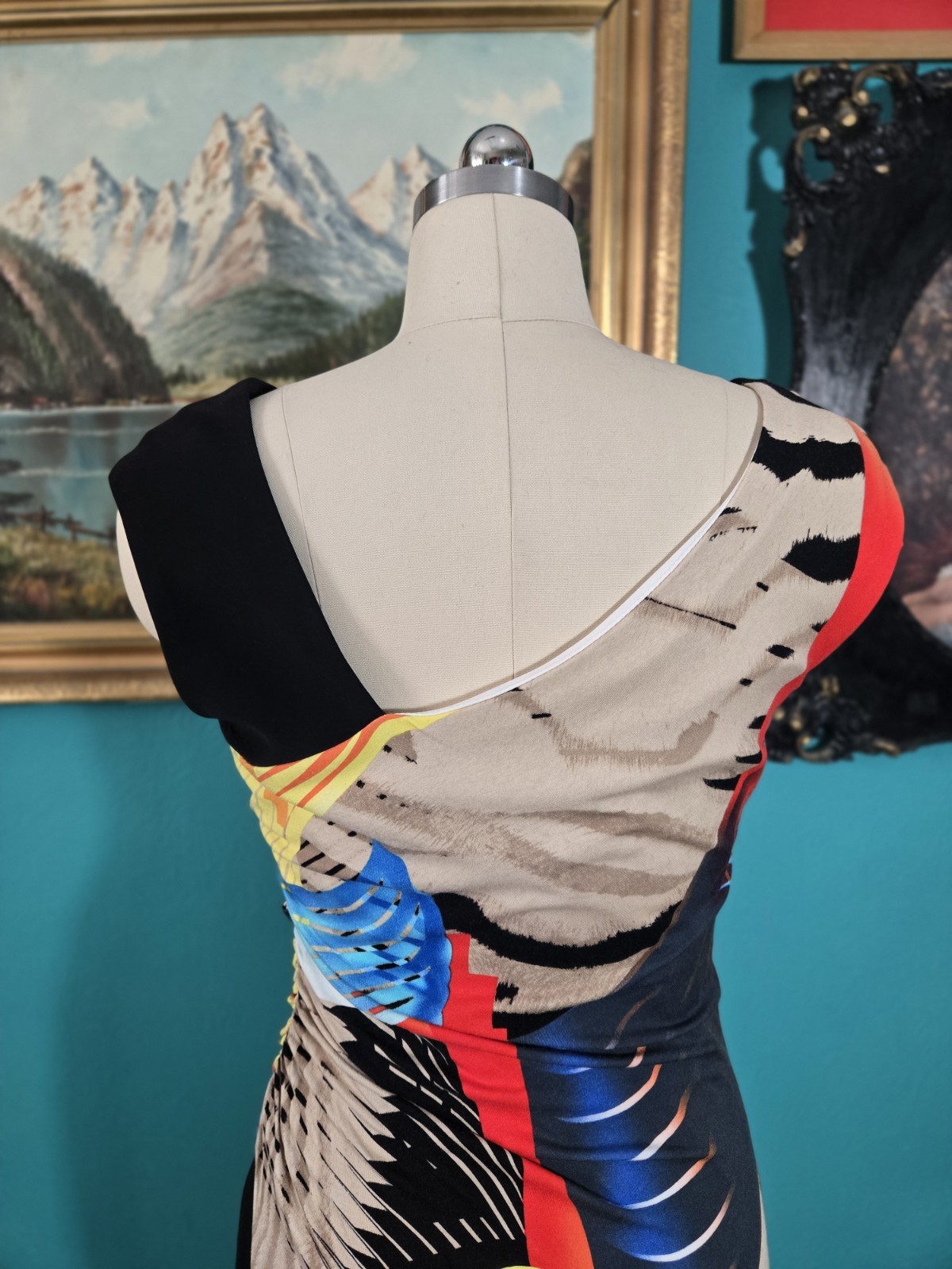 FRANK LYMAN Colorful Multi Pattern Asymmetrical K… - image 7