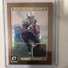 2016 Donruss Optic - Rookie Threads Michael Thomas #DRT-MT Bronze (MEM, RC)