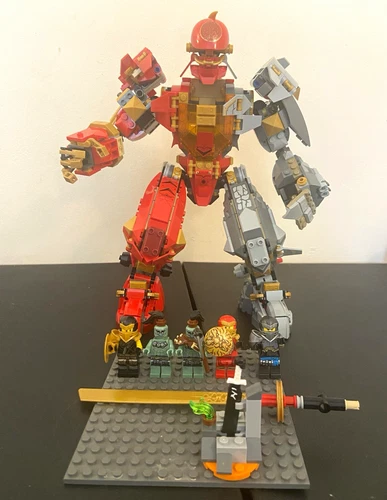 LEGO NINJAGO Fire Stone Mech 71720 BUILD INCOMPLETE