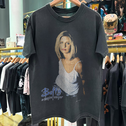1998 BUFFY THE VAMPIRE SLAYER Movie Black Unisex T shirt Reprint WA3409