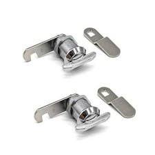 2Pcs Thumb Operated Cam Lock 7/8" Non-Locking Compartment Lock for RV, Camper,