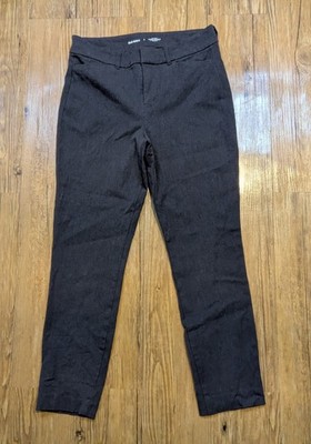 Old Navy Women High Rise Pixie Skinny Pants Dark Gray Size 6 B64