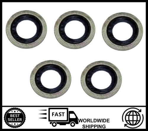 5x Oil Sump Drain Plug Sealing Rings FOR Citroen DS Fiat Peugeot Vauxhall 016454