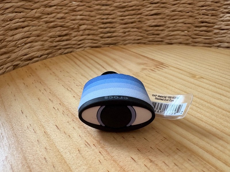 crocs jibbitz shoe charm stackable evil blue eye New NWT