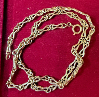 PRECIOSO COLLAR ORO MACIZO 14K. 10 6 gramos.