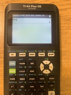 TI 84 Plus CE Python Graphing Calculator with Cover USED