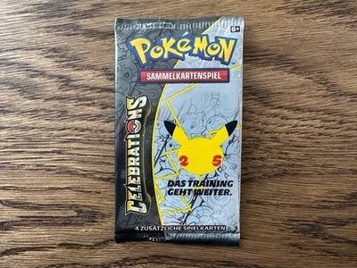 Pokemon Celebrations Booster DEUTSCH 25 Jahre Jubiläum Neu & Sealed! Anniversary