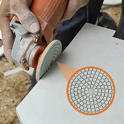 1Pcs 80Mm Ceramic Tile Trimming Polishing Disc Angle Grinder Dry Polishing Marbl