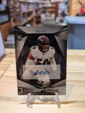 2024 Panini Black - Rookies Adisa Isaac Sapphire Autographs /50