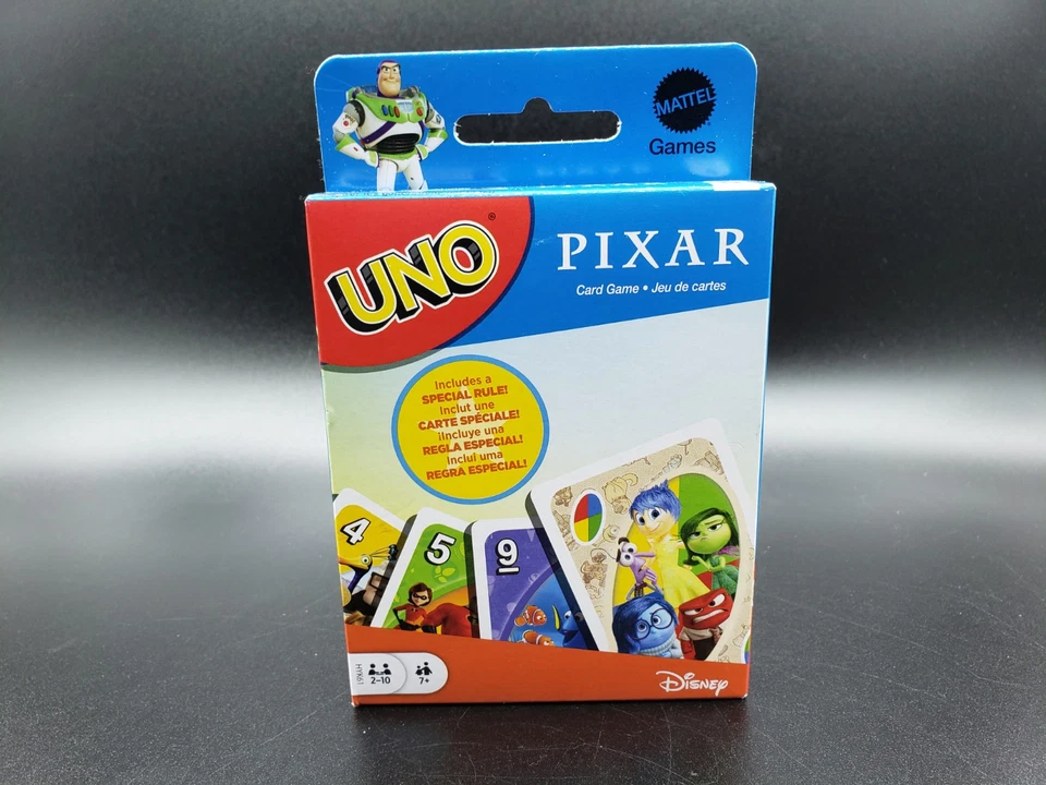 2024 Mattel Pixar Disney "UNO PIXAR" Themed Card Game - New - Image 3 of 4