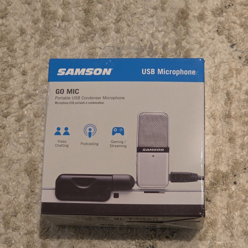 Samson Go Mic USB - Portable USB Condenser Microphone - New & Sealed