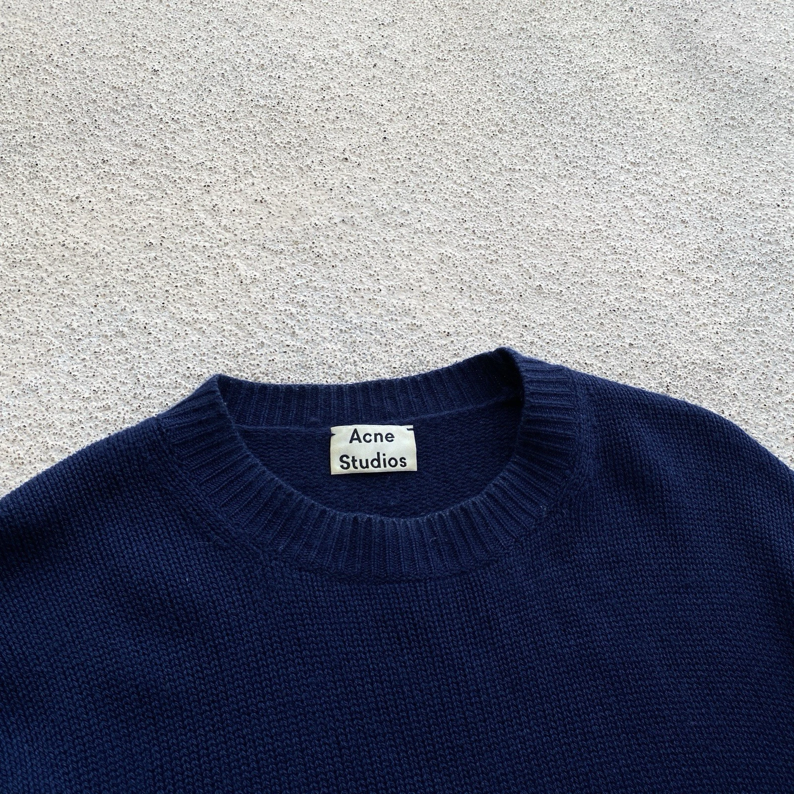 00s Y2K Acne Studios Peele maglione felpa cashmere atmosfera designer RAF SIMONS