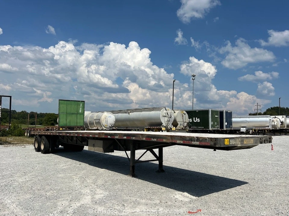 2020 Wade Services WLH48FT 48' T/A Flatbed Delivery Cargo Hauler Trailer bidadoo - Image 2 of 4