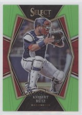2022 Panini Select Premier Level Neon Green Prizm 57/99 Keibert Ruiz #123 2k3