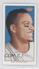 2002 Topps 206 Mini Black Polar Bear Back Moises Alou (Portrait) #205 0a1