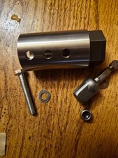 Trailer Jack Drill Adapter Kit Fits 1 Inch Drive Shafts 2 in 1 Socket Attachment