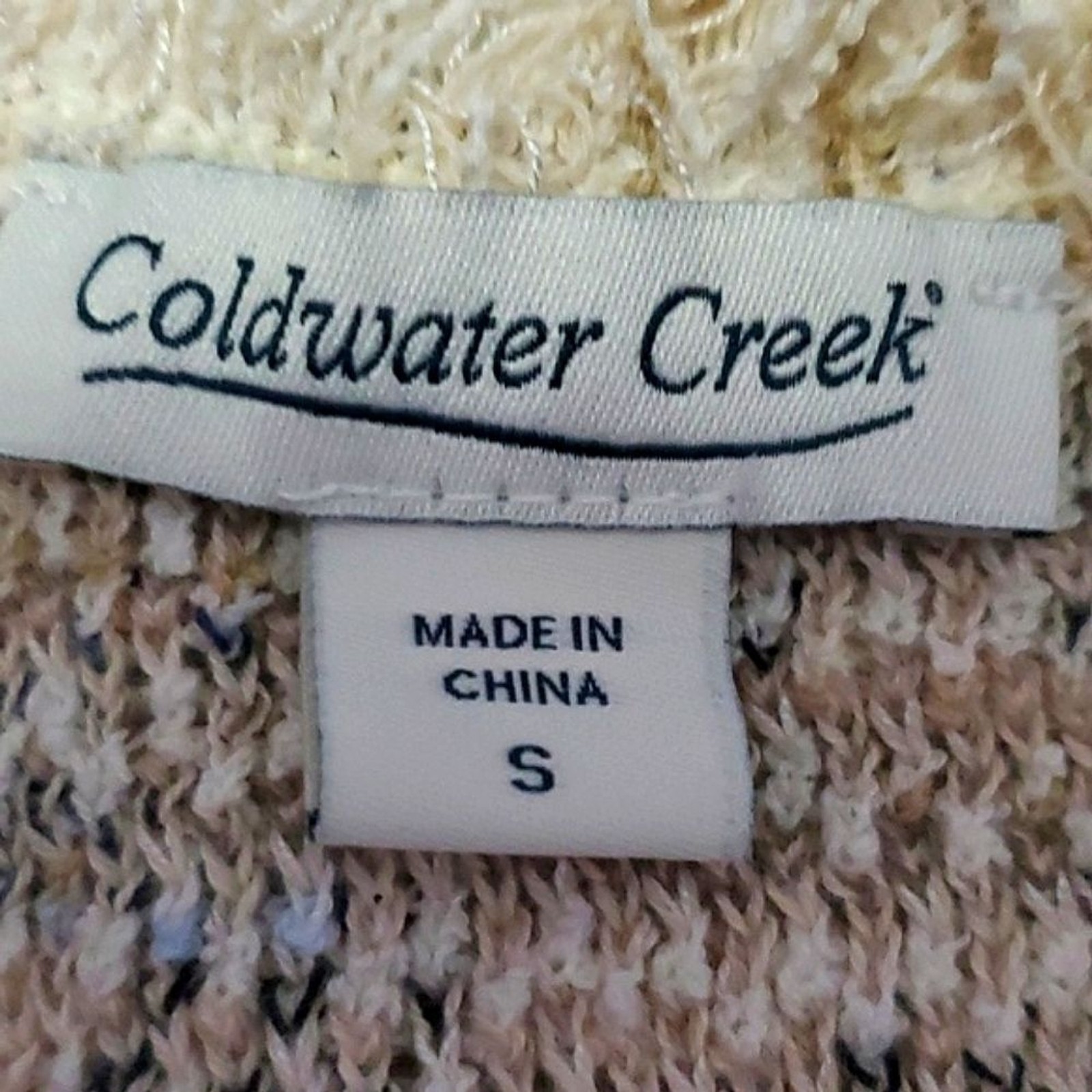 Coldwater Creek Earthy Boho Fringed Textured Dres… - image 9