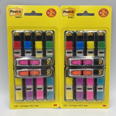 2x Post-it Karteistreifen Pfeile selbstklebend Seitenmarker Dokumentenfahnen NEU
