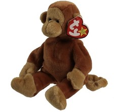 TY Beanie Baby - BONGO the Monkey (8.5 inch) - MWMTs Stuffed Animal Toy