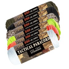 HERCULES 250FT Paracord 550 Paracord Rope Parachute Cord