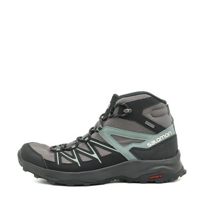 Salomon Herren 412312 Stiefel Schwarz/Grau Textil Contagrip Wanderschuhe EU 42
