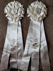 Nile Fourth Place Vintage Horse Show Ribbons Awards Equestrian Events Wash.State