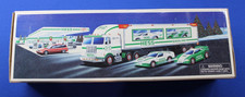 1997 HESS Toy Truck and Racers New in Box