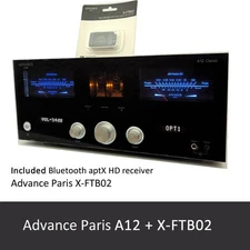 Advance Paris A12 Classic amplifier + X-FTB02 Bluetooth receiver - NEW!!!