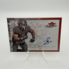 Fleer 2012 Autographics Mohamed Sanu Rutgers Autograph Football Card