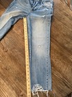 Pistola Light Blue Distressed Straight-Leg Button Fly Jeans Size 26 — photo 8