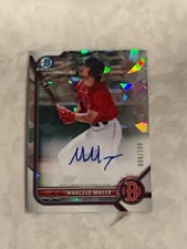 2022 Bowman - Chrome Prospect Autographs Marcelo Mayer #CPA-MMY Atomic Refractor