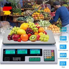 40kg elektronische Preiswaage Digital für Lebensmittel, Fleisch, Einzelhandel DE