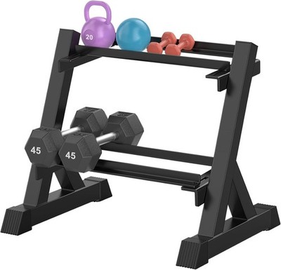 6-Tier|5-Tier|4-Tier|2-Tier Dumbbell Rack Stand Only for Home Gym | Stable A-Fra