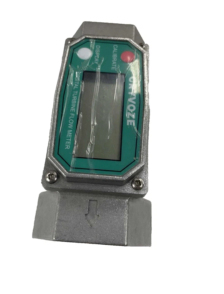 1.5 Inch Digital Turbine Flow Meter, 10.5-74 GPM Inline NPT Thread Fuel Flowm... - Image 2 of 2