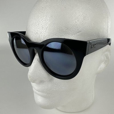 Quay RIGHT TIME Sunglasses Black Thick Frame Australia Designer Fashion Round