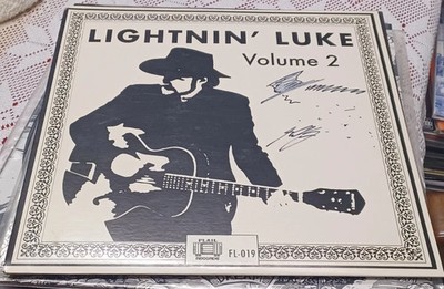 Lightnin' Luke Volume 2 SIGNED White Vinyl #297/405 Flail Records NM Folk Punk