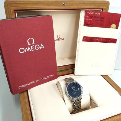 Omega De Ville Prestige 424.10.37.20.01.001 Co-Axial Automatik Uhr Full Set
