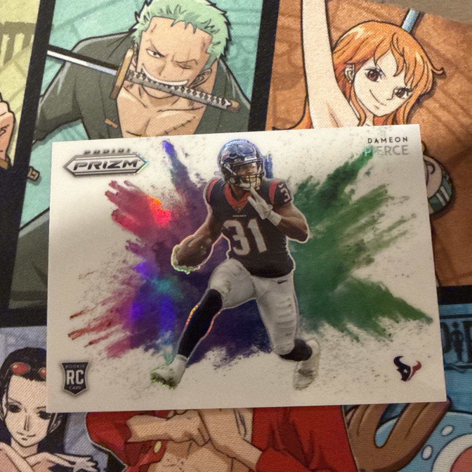 2022 Prizm Dameon Pierce Rookie Color Blast