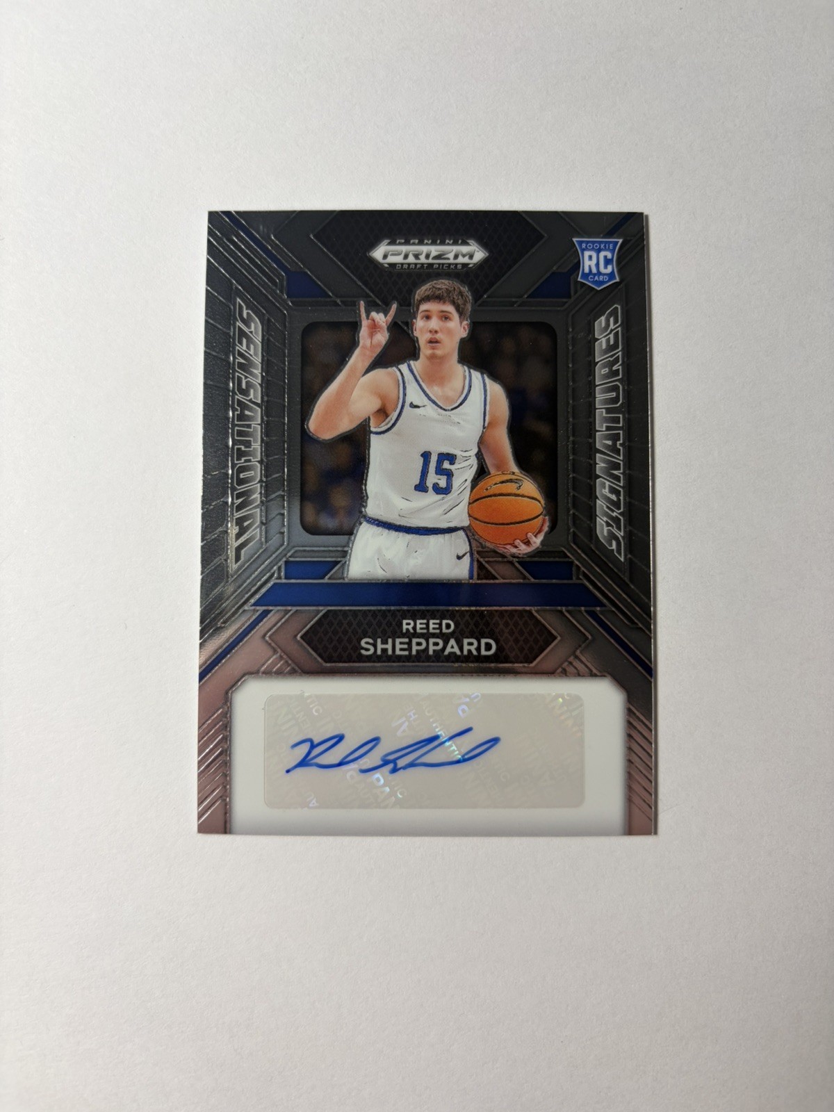 2024-25 Panini Prizm Draft Picks - Sensational Signatures Reed Sheppard #SS-RSP 