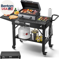 Grill Cart for Blackstone Griddle, Portable Outdoor Grill Table, Foldable Cart T