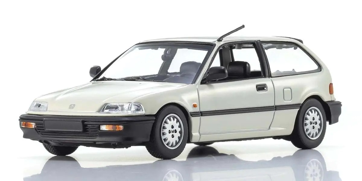 MAXICHAMPS 940161500 1/43 HONDA CIVIC 1990 WHITE Diecast Model Car