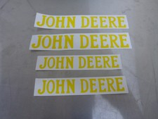 Lot of 4 John Deere Decals Gas Engine Motor Hit & Miss Flywheel Antique Decal
