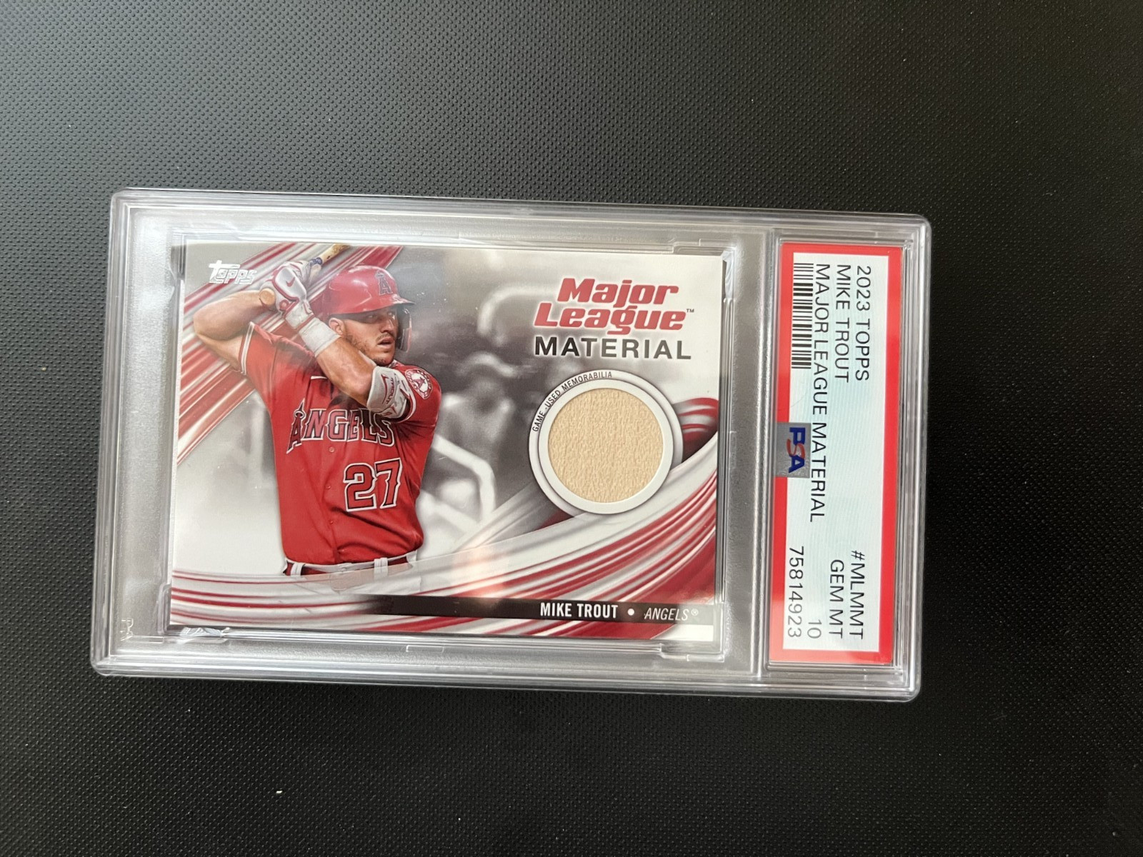 Mike Trout 2023 Topps # MLMMT *PSA 10 GEM MT* Major League Material *Angels*