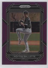 2023 Panini Prizm Purple Prizm 96/99 Peyton Pallette #100 a2f