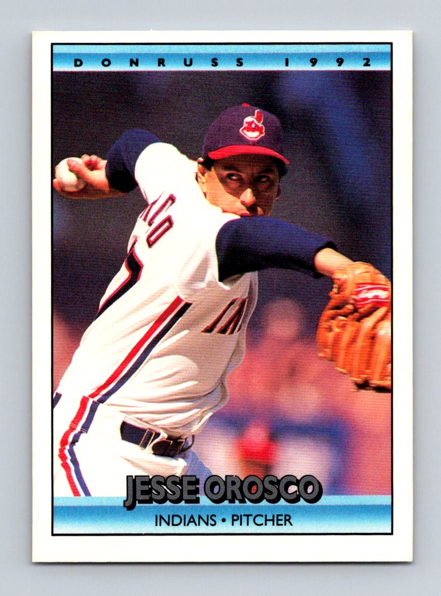 1992 Donruss JESSE OROSCO #473 Cleveland Indians