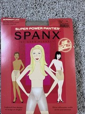 Spanx Mid Thigh Super Tummy Control Power Panties Size F Nude 265-285 Lbs
