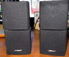 Pair Of Bose Double Cube Acoustimass Lifestyle Surround Speakers