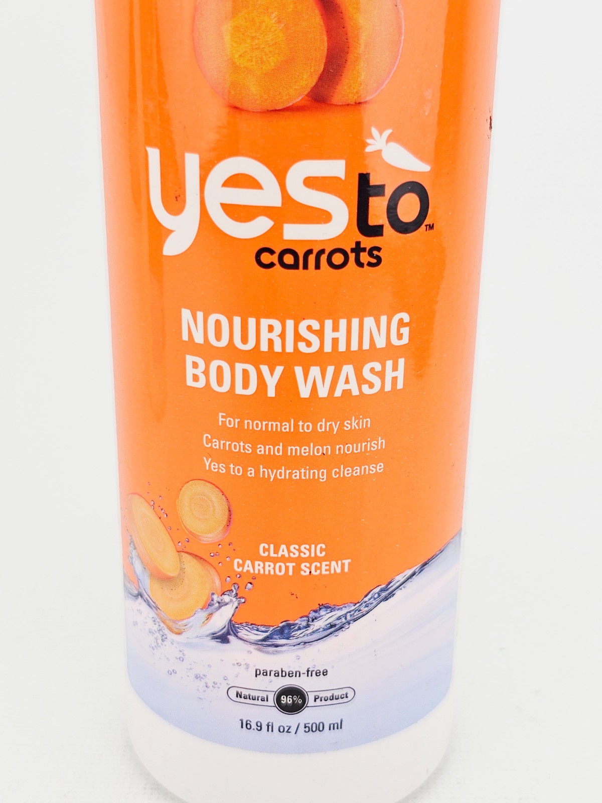 Yes To Carrots Nourishing Body Wash 16.9 oz Lot of 2