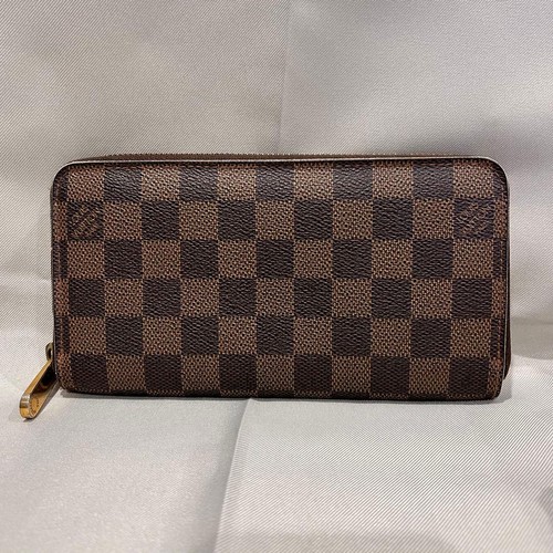 Louis Vuitton Damier Zippy Wallet Long Pre-owned From Japan